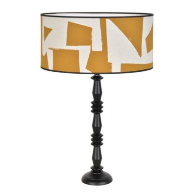 Abat-jour cylindre moutarde Ø40cm Corep