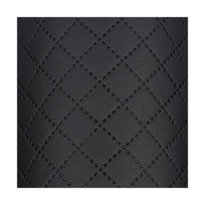 Abat-jour cylindrique E27 H20 Tissu Noir