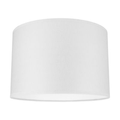 Abat-jour cylindrique E27 H30 Tissu Gris
