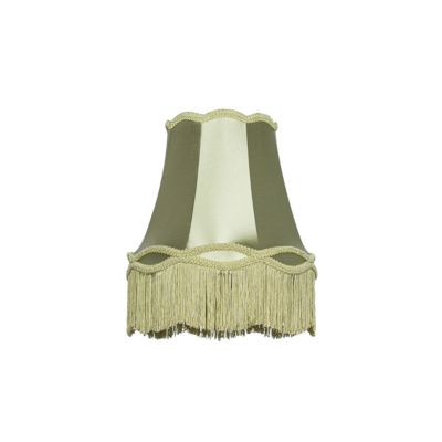 Abat-jour en tissu vert 30 cm - Granny