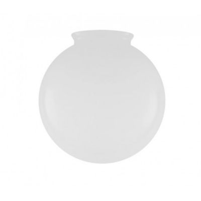 Abat-jour Globe En Verre Blanc Mat - E27 (trou 4cm) Ou E14 (trou 2.7cm), Pour Lustre, Applique, DIY