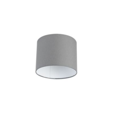 Abat-jour gris 18/18/14 avec intérieur blanc
