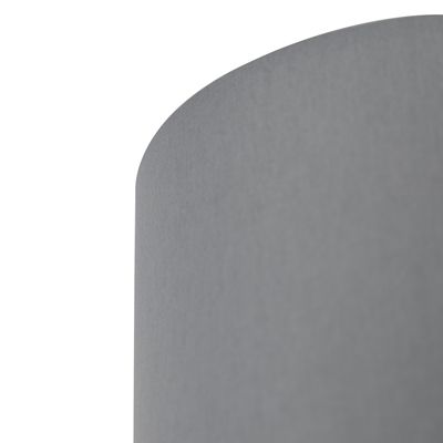 Abat-jour gris 18/18/14 avec intérieur blanc