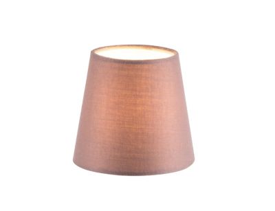 Abat-jour Lokombi Ø10cm GoodHome Taupe