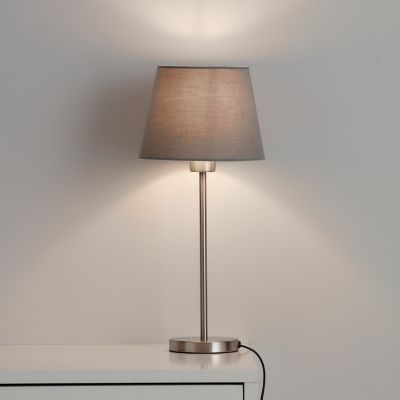 Abat-jour Lokombi Ø20cm GoodHome Gris