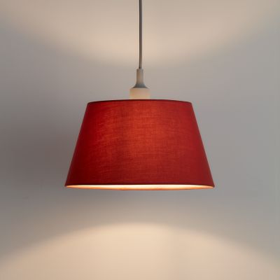 Abat-jour Lokombi Ø30cm GoodHome Rouge