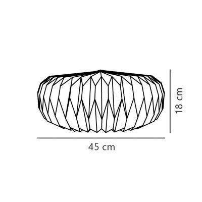 Abat-jour luminaire BELLOY 45 Papier Blanc H. 18  Nordlux-Intérieur
