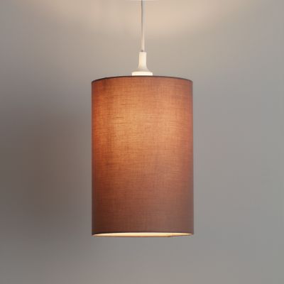Abat-jour Pibrock Ø20cm GoodHome Taupe