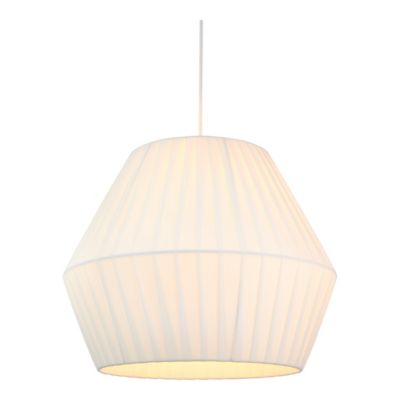 Abat-jour pour suspension blanc forme diamant Ø38cm GoodHome Longbill