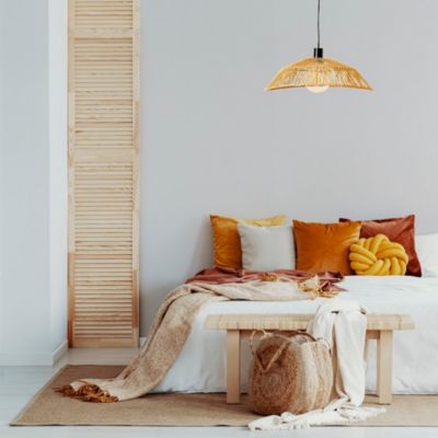 Abat-jour pour suspension en fibres naturelles ∅60cm Eglo, Poirnal