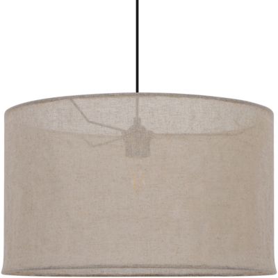 Abat-jour pour suspension en lin beige Ø48cm GoodHome Bluebill