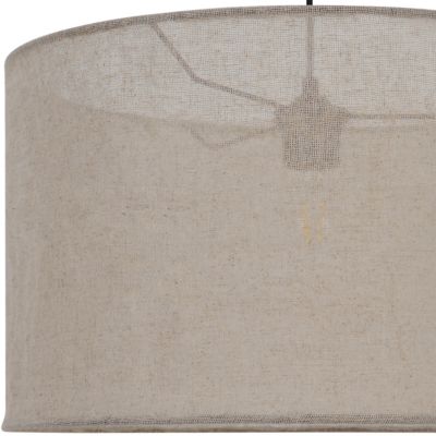 Abat-jour pour suspension en lin beige Ø48cm GoodHome Bluebill