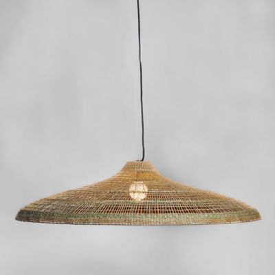 Abat-jour pour suspension extérieur en toile de jute Ø.70 cm Lumisky Freya Large