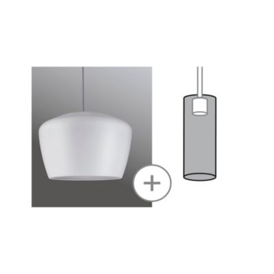 Abat-jour pour suspension rond en métal Ø.35 x H.24cm Pom 2Easy Paulmann