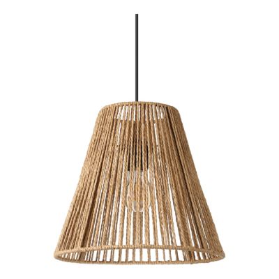 Abat-jour pour suspension rond en rotin Ø29.5cm GoodHome Florican