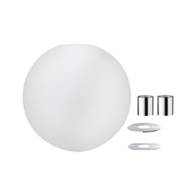 Abat-jour pour suspension sphère en verre opale Ø30cm URail 2Easy Alari Paulmann