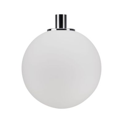 Abat-jour pour suspension sphère en verre opale Ø30cm URail 2Easy Alari Paulmann