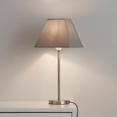 Abat-jour Qarnay Ø20cm GoodHome Gris