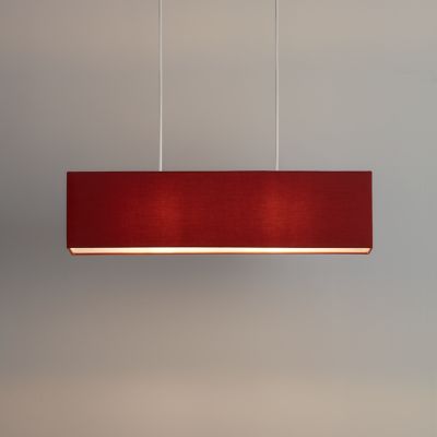 Abat-jour Riqq GoodHome rouge Ø80 x H.20cm