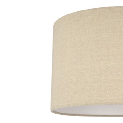 Abat-jour rond beige Ø40cm GoodHome Kpezin