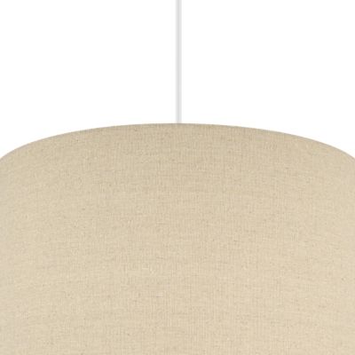 Abat-jour rond beige Ø40cm GoodHome Kpezin