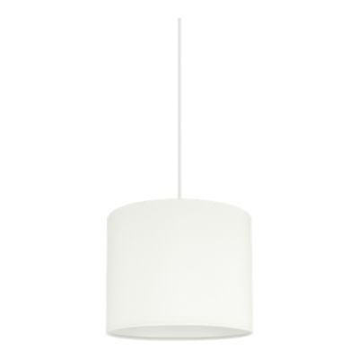 Abat-jour rond blanc Ø20cm GoodHome Kpezin