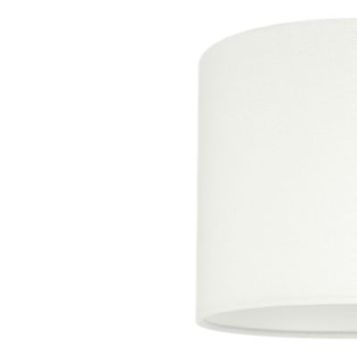 Abat-jour rond blanc Ø20cm GoodHome Kpezin