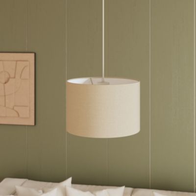 SLV - Fenda, Abat-jour Rond, Diamètre 30 Cm, Blanc, Textile Réf