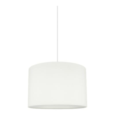 Abat-jour rond blanc Ø30cm GoodHome Kpezin