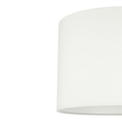 Abat-jour rond blanc Ø30cm GoodHome Kpezin