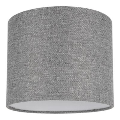 Abat-jour rond gris Ø15cm GoodHome Kpezin