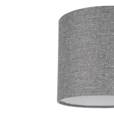 Navaris 2x Abat-jour - Set 2 abat-jour gris intérieur doré pour ampoule E27- Diamètre intérieur 41mm compatible avec ampoules correspondantes