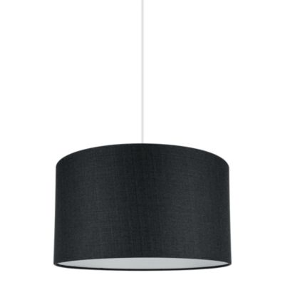 Abat-jour rond gris Ø20cm GoodHome Kpezin