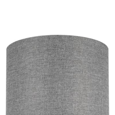 Abat-jour rond gris Ø20cm GoodHome Kpezin