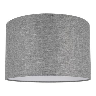 Abat-jour rond gris Ø30cm GoodHome Kpezin