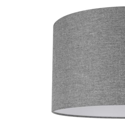 Abat-jour rond gris Ø40cm GoodHome Kpezin