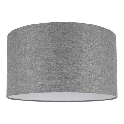 Abat-jour rond gris Ø40cm GoodHome Kpezin