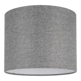 Abat-jour rond Kpezin gris Ø20cm GoodHome