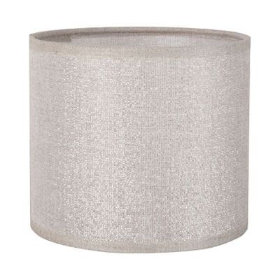 Abat-jour Shine gris pailleté Ø30cm Corep