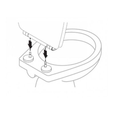 Abattant easy clip avec descente assistée en bois exotique (36x46.5 cm - Marron chocolat)