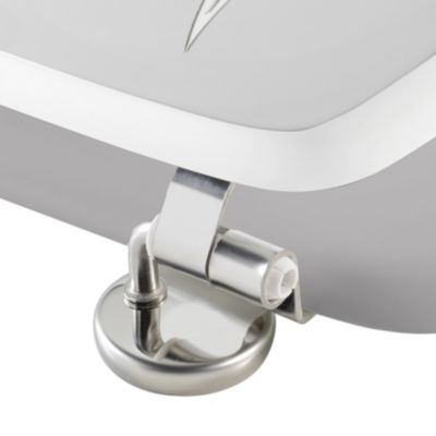 Abattant wc aux impressions tropicales (37x47 cm - Gris)