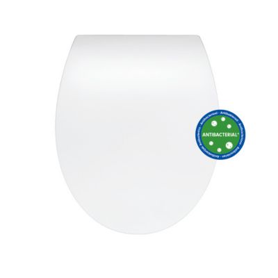 Abattant WC blanc brillant Slim Bemis