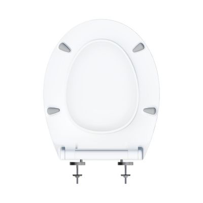 Abattant WC blanc brillant Slim Bemis