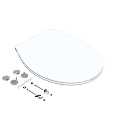 Abattant WC blanc brillant Slim Bemis