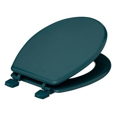 Abattant WC coloris bleu pétrôle à fermeture standard, 5Five Colors