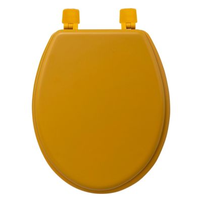 Abattant WC coloris jaune moutarde à fermeture standard, 5Five Colors