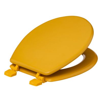 Abattant WC coloris jaune moutarde à fermeture standard, 5Five Colors