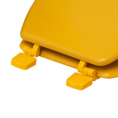 Abattant WC coloris jaune moutarde à fermeture standard, 5Five Colors