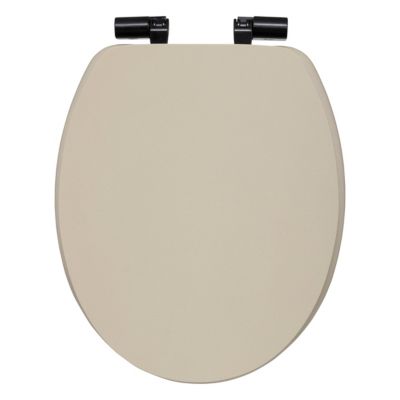 Abattant WC coloris lin à fermeture ralentie, 5Five Onyx