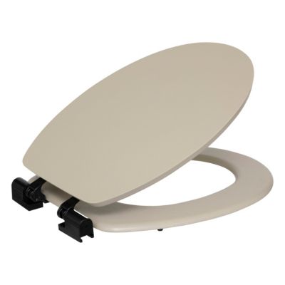 Abattant WC coloris lin à fermeture ralentie, 5Five Onyx
